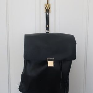 Zara Faux Leather Backpack
